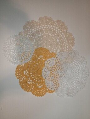 Doilies, Crochet Free-standing. Colors And Size Per Request Or Available.